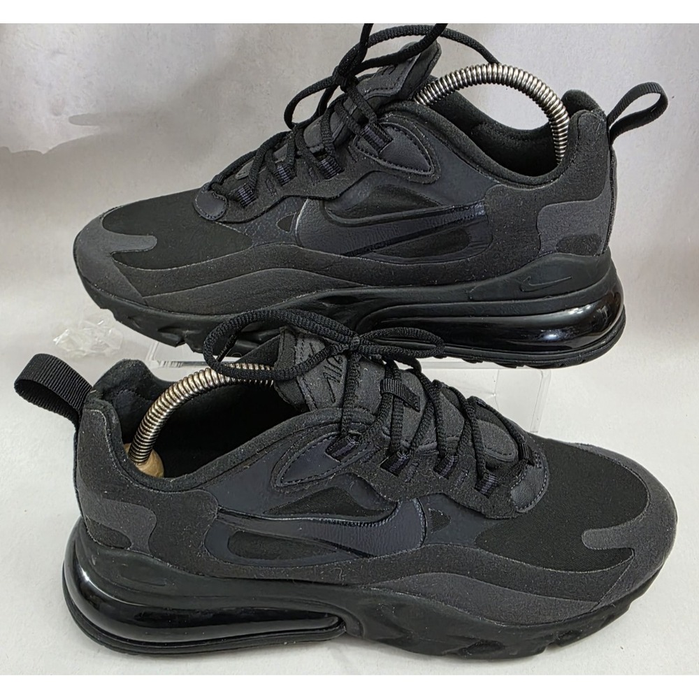Nike (Sz 9) Air Max 270 React Men's Black Oil Grey Trainers C13866-003